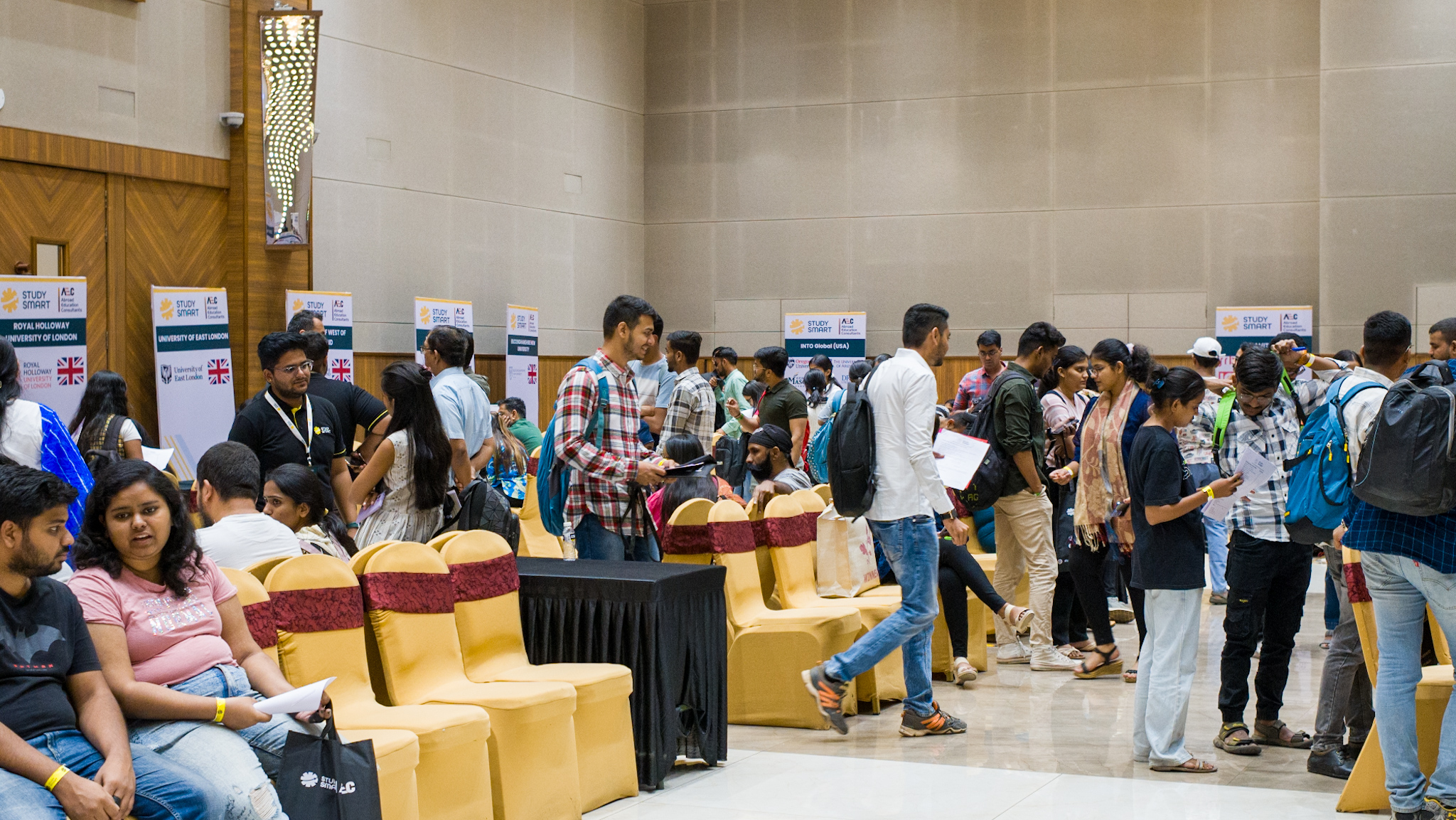Crowd at our Global Education Fair